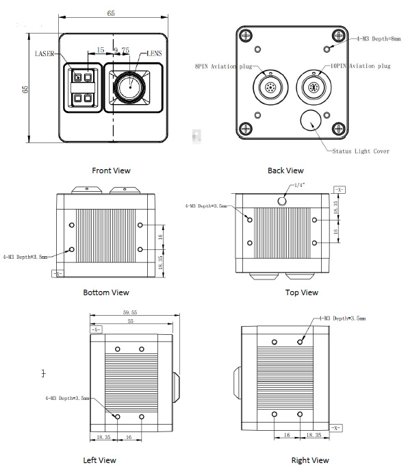 Vzense_TOF_DCAM550E