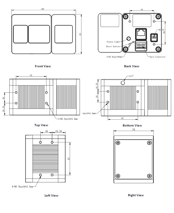 Vzense_TOF_Dcam560C_Lite